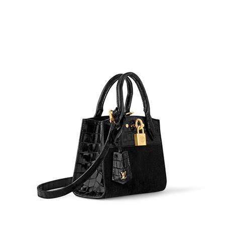 louis vuitton fourrure et crocodile|Sac City Steamer Nano Cuir de crocodile brillant .